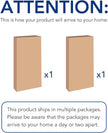 FLEXIMOUNTS 4-Pack 2x6ft 24-inch-by-72-inch Wall Shelf Garage Storage Rack Floating Shelves, Black, Classic Series