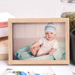 4x6 Picture Frame, OAK Wood Photo Frame with Perspex Glass for Vertical or Horizontal Tabletop Wall Display for Photos, Paintings, Posters, Artwork, Birthday Christmas Gift, Set of 2