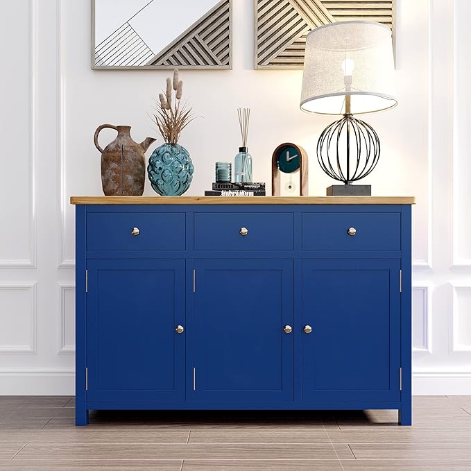 VEELIKE Thick Royal Blue Contact Paper Peel and Stick for Cabinets Desk Doors 24''x354'' Matte Blue Wallpaper for Bedroom Bathroom Boys Room Renter Friendly Self Adhesive Blue Vinyl Wrap for Kitchen