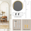 Door Mirror, Arched Full Length Mirrors Over The Door, 16