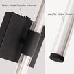 L LOHAS LED Battery Operated Wall Sconces Set of 2, 10000mAh Black Battery Wall Sconce 360 Full Lighting, 3000K Dimmable Wireless Wall Light, Sconce Wall Decor for Bathroom, Bedroom, Living Room, 24in