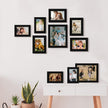 LUCKYLIFE Picture Frame Set 10-Pack, Gallery Wall Frame Collage with 8x10 5x7 4x6 Black Frames