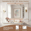 Brushed Nickel Mirror, 30