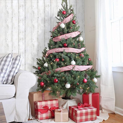 Decoroom Shiplap Peel and Stick Wallpaper 17.71" X 118" - Wood Contact Paper White Wood Plank Self-Adhesive Removable Vinyl Wrap Wall Paper for Countertops Furniture Wall Covering Home Decoration
