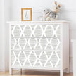 White and Silver Gray Peel and Stick Wallpaper 17.7