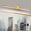 ZitoStory Battery Operated Picture Light for Wall with Remote,Minimalism Wireless Dimmable Art Lights for Paintings Rechargeable Gallery Light Artwork Lighting for Canvas, Portrait (Gold,23'' Inch)