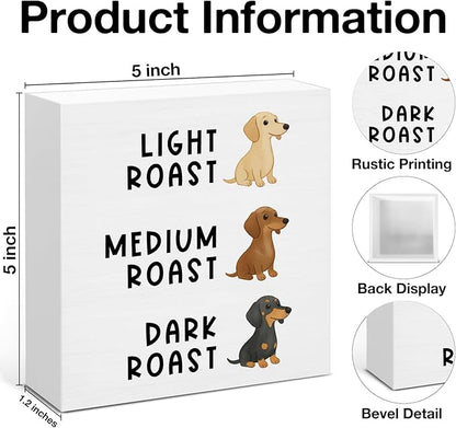 Dachshund Bakery Decor, Funny Baking Gifts for Bakers Baking Lover Cooks, Dog Bakery Wooden Sign for Home Kitchen Desk Decoration 5 x 5 Inches