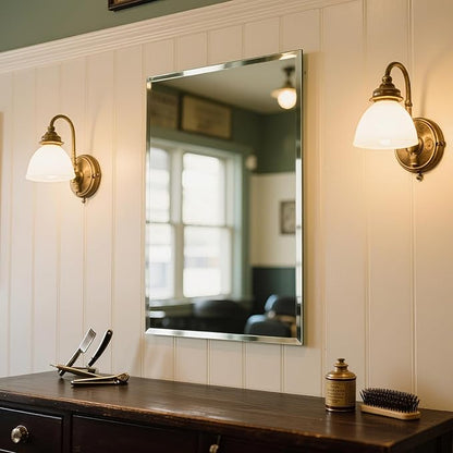 Rectangular Beveled Bathroom Mirrors, 36X36 inch Square Frameless Mirror, Rectangular Frameless Mirrors，Beveled Bathroom Mirror。