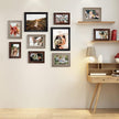 LUCKYLIFE Picture Frames Collage Wall Decor 10-Pack, Gallery Wall Frame Set with 8x10 5x7 4x6 Frames in 3 Different Finishes