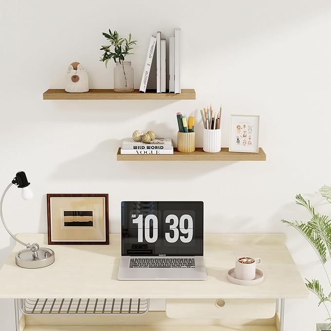 Fun Memories Floating Shelves for Wall, 27.5