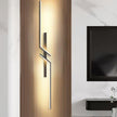 Modern LED Wall Lights, 3 Color Temperature Minimalist Wall Sconce Lighting, Wall Light Fixtures Sconce for Bathroom Bedroom Living Room Black (100cm)