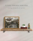 SHENIFY Vintage Town Framed Canvas Wall Art French Classic Wall Prints Modern Farmhouse Bathroom Kitchens Office Decor - 8