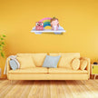 Rainbow Shelves Cloud Wall Shelf for Room Wooden Cloud Shelf Nursery Cloud Decor Floating Cloud Shelf for Bathroom Living Room Bedroom Home Room Nursery