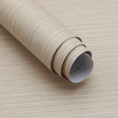 15.74"x196.8" Light Wood Contact Paper for Countertop Peel and Stick Waterproof Faux Wood Wallpaper Cream Shelf Liner Adhesive Paper for Furniture Walls Laundry Room Wallpaper Renter Friendly