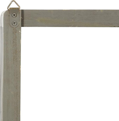 Deco 79 Wall Shelf, 23" L x 7" W x 12" H, Grey