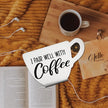 Funny Coffee Bar Sign, Modern Coffee Sign, Coffee Table Sign Gifts for Coffee Lover, Women, Friends, Vintage Coffee Plaque for Tier Tray Decor, Shelf, Coffee Station, Office, Coffee Bar (Coffee10)