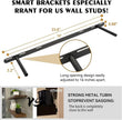 BGMG Wood Floating Shelves for Wall 36 inch Set of 2,Rustic Wooden Wall Mount Shelves for Bathroom Living Room Bedroom Kitchen Farmhouse-36x 6.7 x1.25 inch- Gold Oak