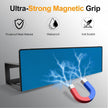 Magnetic Spice Rack for Refrigerator, 2 Pack Metal Magnetic Shelf Organizer for Fridge Side, Strong Spice Storage Rack for Kitchen, Black