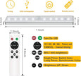 Diomart LED Closet Light 20-LED Rechargeable Remote Control Light Under Cabinet Lighting Wireless Stick-Anywhere Night Light Bar with Touch Control for Stairs, Wardrobe, Kitchen, Hallway (1 Pack)