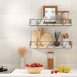 Floating Shelves Set of 3, Home Wood Wall Shelf, Farmhouse Shelf for Bedroom, Wall Mounted Floating Shelf for Living Room, Bedroom, Bathroom, Kitchen, Office (Gray)