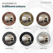 10 Inch Antique Brass Porthole Mirror – Boat Frame Port Hole Decor, Vintage Nautical Ship Mirror for Coastal Wall & Antique Decor