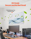 VEVOR 8 Pack Art Acoustic Panels, 47.24 x 23.62 x 0.4 inch Soundproof Wall Tiles, Self Adhesive Decorative Sound Dampening Absorbing Boards for Home, Office, Studio, Gaming Room,Theater,Simplicity