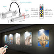 BIGMONAT USB Rechargeable Picture Light Wireless Led Art Light with Remote Control,Rotatable Painting Light Head of 3 Lighting Modes Dimmable Display Lamp for Frame Portrait Artwork Trophy
