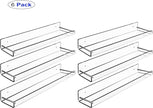 AMT 6 Pack Acrylic Floating Shelves, 15