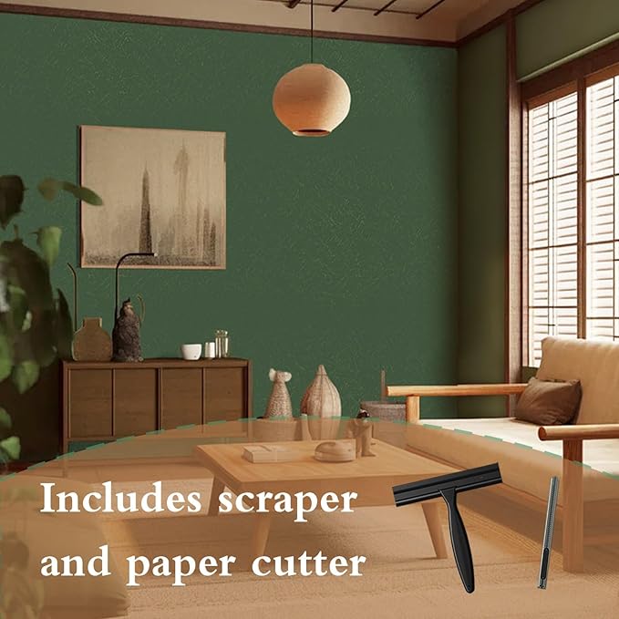 Abyssaly Green Wallpaper Peel and Stick 15.7