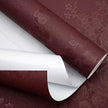 Dark Red Peel and Stick Wallpaper Floral Textured Wallpaper 17.7inch x 78.7inch Red Embossed Contact Paper Self Adhesive for Shelf Liner Crimson Flower Removable Wall Paper Decor Vinyl