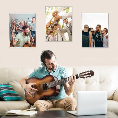 DZZ 11x17 frame Clear Acrylic 11 x 17 picture frame,High Transparent Photo Frame,frames 11x17 for Photo Poster Canvas Certificate Document Gallery,Set of 6