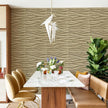 STICKGOO 3D Wall Panels for Interior Wall Decor, Wood 3D Textured Wall Decor Panels, Natural Oak Wave Design Accent Wall Panels for Living Room, Office