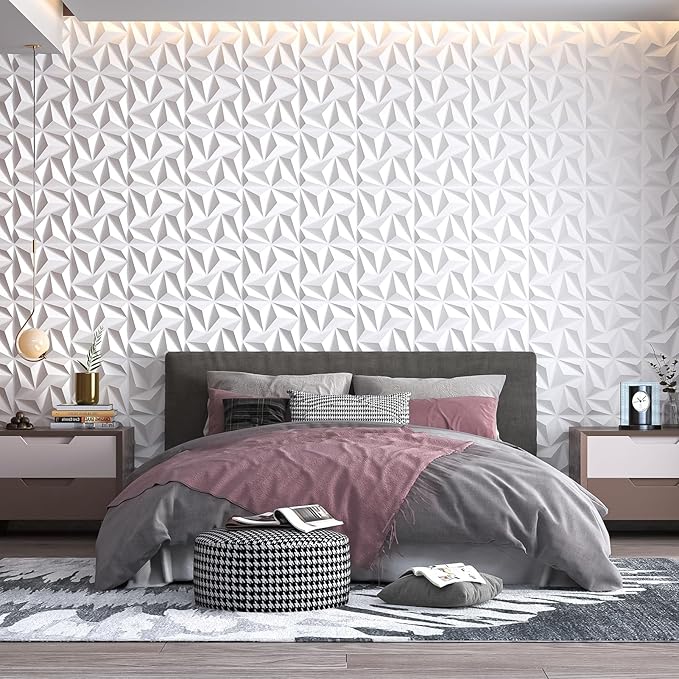 Art3d 3D Wall Panels 100 Pack, 11.8