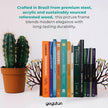 Tree Book Holder – Steel with Epoxy Paint and Creative Design – Organization and Style for Your Books – Matte Black – Geguton