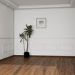 Accent Wall Molding Kit Premade Wainscoting Panels Wall Molding Peel and Stick Panel White Pre Cut Trim for Walls Picture Frame Molding for Home Decoration(6 Set,12 x 24 Inch)