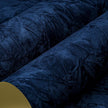 LACHEERY Navy Blue Velvet Wallpaper Peel and Stick Textured Flocked Velvet Wallpaper Self Adhesive Felt Drawer Liner Contact Paper Blue Fabric Wall Paper for Wall Drawers Jewelry Box Liner 15.8