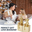 Book Ends, Gold Girl Thinker Design, Non-Skid Heavy Duty Resin Book Stopper for Books, Bookends with Base, Modern Bookends for Shelves, Resin, 1Pair/2Piece
