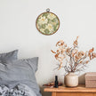 KSDUT Flower Wall Art Decor - Boho Botanical Neutral Modern Wall Art Canvas Frame Hanging Prints, Vintage Landscape Round Wall Art Decor for Home Farmhouse Decorations 10