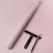 practicalWs Pink Wallpaper Peel and Stick with Tools, Light Pink Contact Paper Film Stick Paper 17.7'' x 236.2'' Self-Adhesive, Thickened Matte Solid Color Girly Wall Papers for Shelves Cabinets