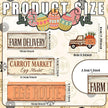 Easter Decorations - Farm Delivery Easter Truck Tiered Tray Decor - Wooden Farmhouse Easter Tabletop Sign with Carrots & Eggs - Rustic Spring Home Decor for Shelf Mantel Kitchen - Spring Home Decor for Living Room, Kitchen Counter