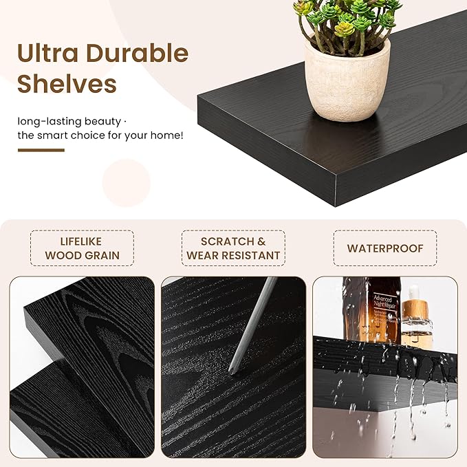 40in Floating Shelves for Wall, 40
