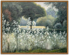 SHENIFY Vintage Landscape Framed Canvas Wall Art Forest Pond Classic Hallway Bathroom Office Decor - 11x14in Natural Framed