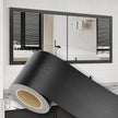 10M Peel and Stick Wallpaper Borders 390” x 2.36” Self Adhesive Mirror Frame Border Wood Grain DIY for Kitchen Bathroom Mirror Removal Border Sticker Wall Decor Cover 6.4 Sq.Ft, Black Wood
