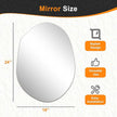 Delma Irregular Wall Mirror, 24