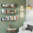 Wallniture Minori Wall Bookshelves for Living Room Decor, 36