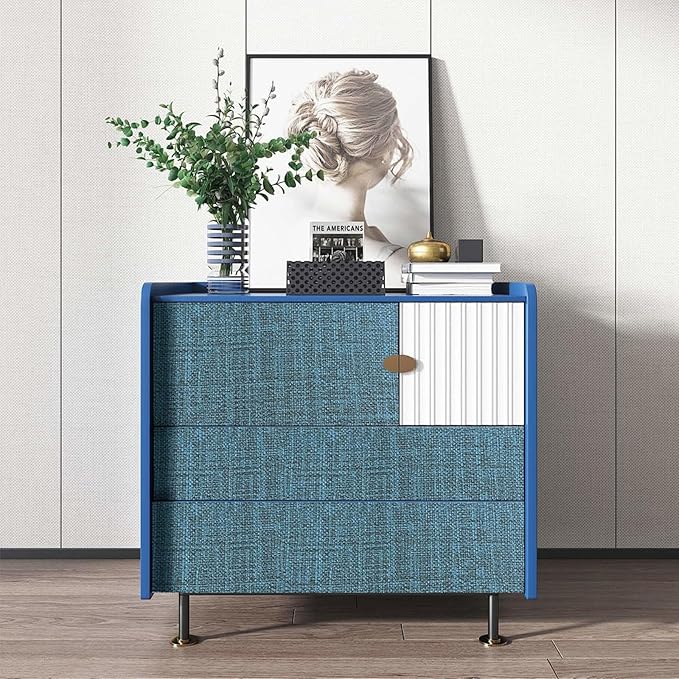 Yancorp 10ft Textured Fabric Teal Blue Wallpaper Faux Grasscloth Green Peel and Stick Self-Adhesive Linen Removable Wallpaper Cabinets Counter Top Liners