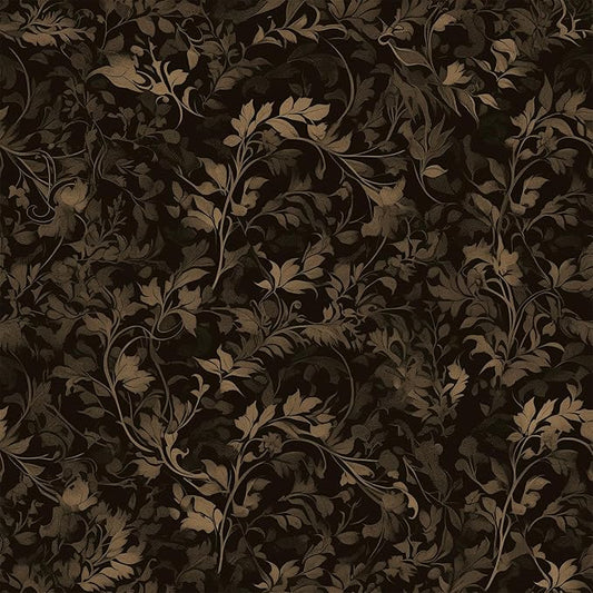 FLFK Peel and Stick Wallpaper Black Gothic Wall Paper for Bedroom Kitchen Apartment Decor 16" x 128"