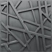 33 Pack 3D Wall Panels for Interior Wall Decor, 12''x12'' Brushed Silver Accent Textured Wall Panels, Wall Covering Panles for Living Room, Gaming Room, TV Background, Cover 32 Sq.Ft
