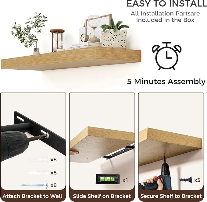 Floating Shelves for Wall, 40