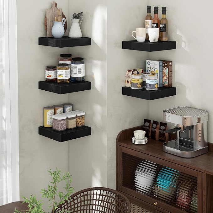 Square Floating Shelves for Wall, 12